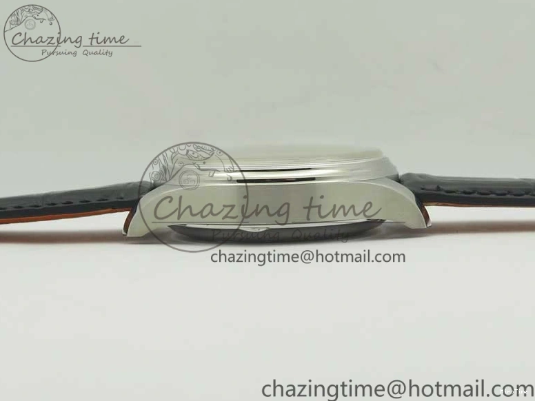 MIROTIME 0320 Portuguese Chrono SS ZF 1:1 Best Edition Gray Dial SS On Black Leather Strap A ZipUp 7215